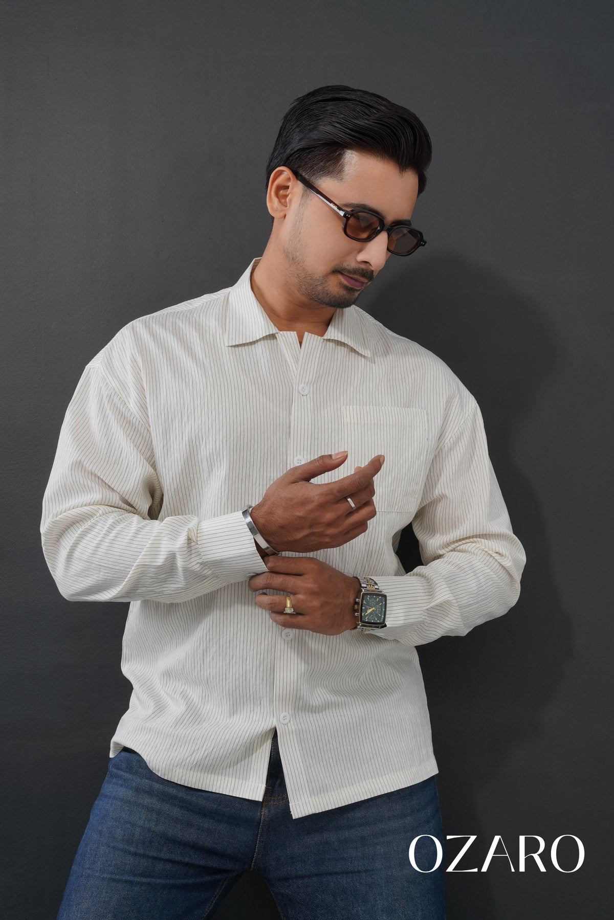 Relaxed Fit Shirt Off White