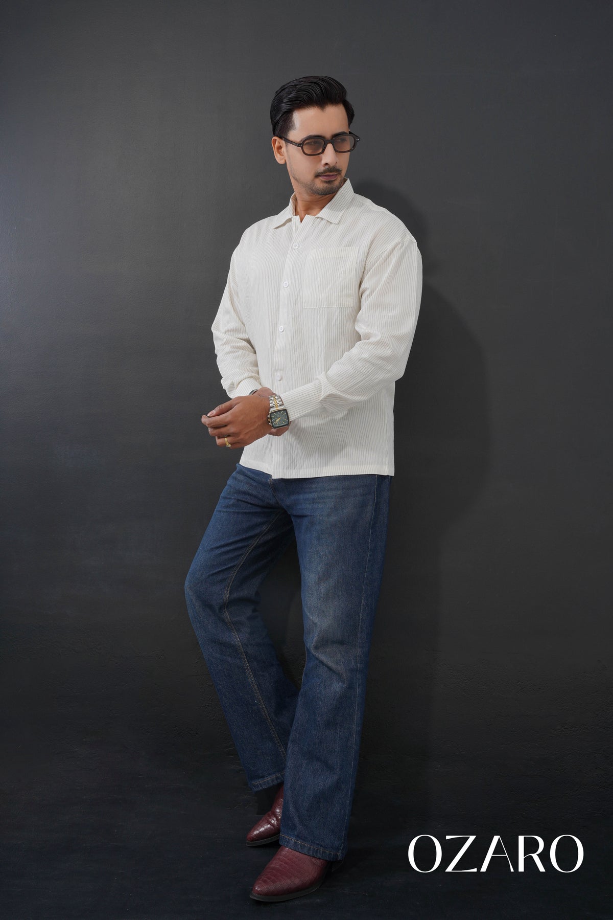 Relaxed Fit Shirt Off White